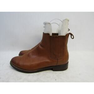 Thursday Womens Size 7.5 Brown Leather Chelsea Boots Ankle Cowboy Bootie